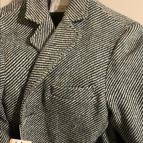 Striped Black and White Blazer
